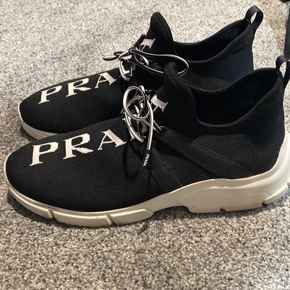 Prada XO Logo Sock Sneaker - Picture 2 of 8